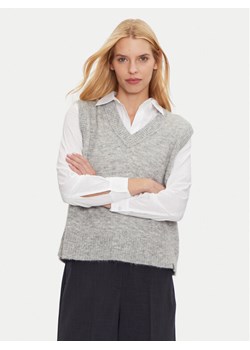 Calvin Klein Jeans Sweter J20J224637 Szary Regular Fit ze sklepu MODIVO w kategorii Swetry damskie - zdjęcie 182735892