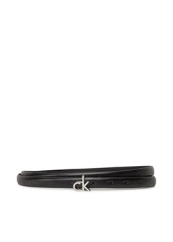 Calvin Klein Pasek Damski Ck Buckle Skinny Belt 1.5_Mono K60K612933 Czarny ze sklepu MODIVO w kategorii Paski damskie - zdjęcie 182735950