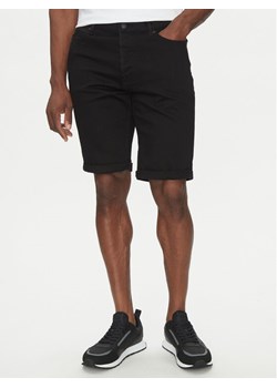 HUGO Szorty jeansowe 50537718 Czarny Regular Fit ze sklepu MODIVO w kategorii Spodenki męskie - zdjęcie 182736121