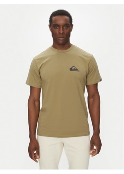 Quiksilver T-Shirt EQYZT08042 Khaki Regular Fit ze sklepu MODIVO w kategorii T-shirty męskie - zdjęcie 182736153