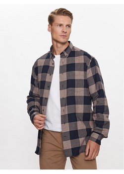 Lindbergh Koszula 30-203486 Granatowy Relaxed Fit ze sklepu MODIVO w kategorii Koszule męskie - zdjęcie 182736341