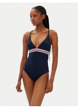 Tommy Hilfiger Strój kąpielowy UW0UW05847 Granatowy ze sklepu MODIVO w kategorii Stroje kąpielowe - zdjęcie 182736404