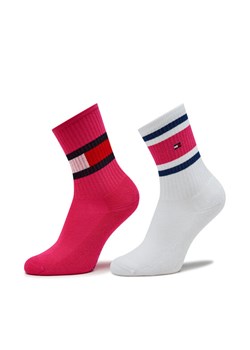 Tommy Hilfiger Zestaw 2 par wysokich skarpet dziecięcych 394020001 Kolorowy ze sklepu MODIVO w kategorii Skarpetki dziecięce - zdjęcie 182736423