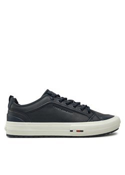Tommy Hilfiger Sneakersy Th Hi Vulc Cleat Low Lth FM0FM05452 Granatowy ze sklepu MODIVO w kategorii Buty sportowe męskie - zdjęcie 182736494