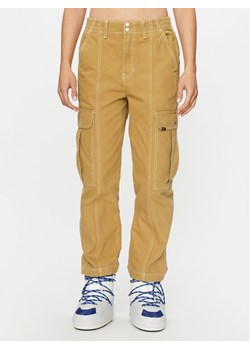 Vans Spodnie materiałowe Sidewalk Pant VN000GWNBYA1 Beżowy Loose Fit ze sklepu MODIVO w kategorii Spodnie damskie - zdjęcie 182736511