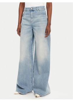 TWINSET Jeansy 251TT2260 Niebieski Wide Leg ze sklepu MODIVO w kategorii Jeansy damskie - zdjęcie 182736541