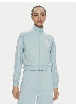 Puma Bluza T7 624211 Niebieski Relaxed Fit ze sklepu MODIVO w kategorii Bluzy damskie - zdjęcie 182736592