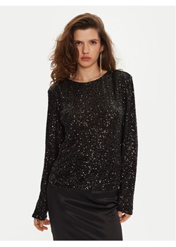 Bruuns Bazaar Bluzka Casi BBW4193 Czarny Regular Fit ze sklepu MODIVO w kategorii Bluzki damskie - zdjęcie 182736693
