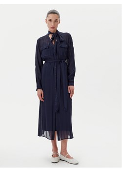 TWINSET Sukienka koszulowa 251TP2260 Granatowy Loose Fit ze sklepu MODIVO w kategorii Sukienki - zdjęcie 182736821