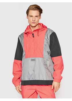 adidas Kurtka anorak Adventure Blocked HF4778 Szary Relaxed Fit ze sklepu MODIVO w kategorii Kurtki męskie - zdjęcie 182736900