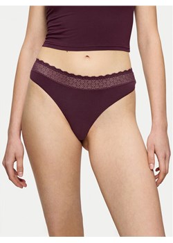 Triumph Stringi Feel Of Modal 10219764 Bordowy ze sklepu MODIVO w kategorii Majtki damskie - zdjęcie 182736921