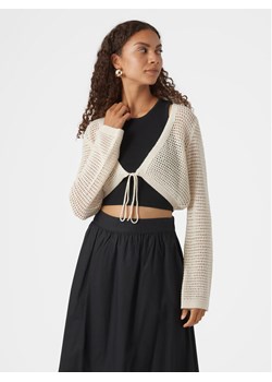 Vero Moda Kardigan Madera 10300292 Beżowy Regular Fit ze sklepu MODIVO w kategorii Swetry damskie - zdjęcie 182736960