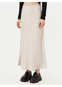 Pieces Spódnica midi Franan 17116541 Beżowy Regular Fit ze sklepu MODIVO w kategorii Spódnice - zdjęcie 182736993