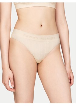 Tommy Hilfiger Stringi UW0UW05503 Beżowy ze sklepu MODIVO w kategorii Majtki damskie - zdjęcie 182737001