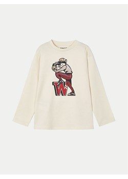 Mayoral Bluzka 4042 Beżowy Regular Fit ze sklepu MODIVO w kategorii T-shirty chłopięce - zdjęcie 182737021