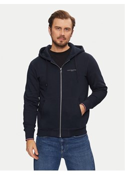 Tommy Hilfiger Bluza Small Logo MW0MW37687 Granatowy Regular Fit ze sklepu MODIVO w kategorii Bluzy męskie - zdjęcie 182737130