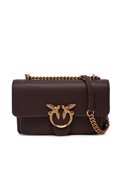 PINKO Torebka Love One Soft Mini AI 24-25 PLTT 104528 A29Q Brązowy ze sklepu MODIVO w kategorii Listonoszki - zdjęcie 182737191