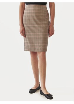 Tatuum Spódnica midi Monri T2416.175B Brązowy Regular Fit ze sklepu MODIVO w kategorii Spódnice - zdjęcie 182737254