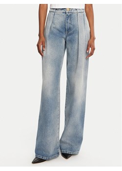 Balmain Jeansy DF0ML095DF17 Niebieski Loose Fit ze sklepu MODIVO w kategorii Jeansy damskie - zdjęcie 182737350