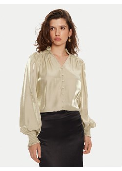 Bruuns Bazaar Bluzka Harrietta BBW4228 Złoty Regular Fit ze sklepu MODIVO w kategorii Bluzki damskie - zdjęcie 182737524