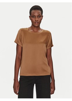 ViCOLO Bluzka TD0007 Brązowy Relaxed Fit ze sklepu MODIVO w kategorii Bluzki damskie - zdjęcie 182737532