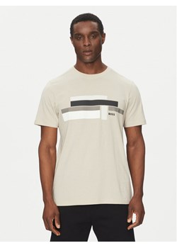 BOSS T-Shirt Glamping 50538923 Beżowy Relaxed Fit ze sklepu MODIVO w kategorii T-shirty męskie - zdjęcie 182737534