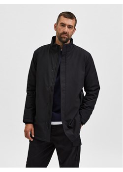 Selected Homme Kurtka przejściowa Peel 16084885 Czarny Regular Fit ze sklepu MODIVO w kategorii Kurtki męskie - zdjęcie 182737660