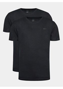 Gant Komplet 2 t-shirtów C-Neck 2 Pack 900002008 Czarny Regular Fit ze sklepu MODIVO w kategorii T-shirty męskie - zdjęcie 182737740