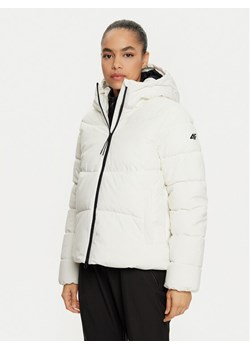 4F Kurtka zimowa 4FWAW24TDJAF473 Écru Regular Fit ze sklepu MODIVO w kategorii Kurtki damskie - zdjęcie 182737894