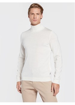 Boss Golf Musso-P 50468262 Beżowy Slim Fit ze sklepu MODIVO w kategorii Swetry męskie - zdjęcie 182737921