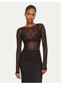 BARDOT Bluzka Adoni 59741TB Czarny Slim Fit ze sklepu MODIVO w kategorii Bluzki damskie - zdjęcie 182737990