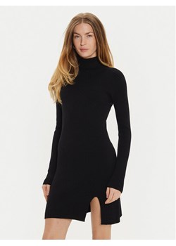 Kontatto Sukienka dzianinowa 3M0135N Czarny Slim Fit ze sklepu MODIVO w kategorii Sukienki - zdjęcie 182738000