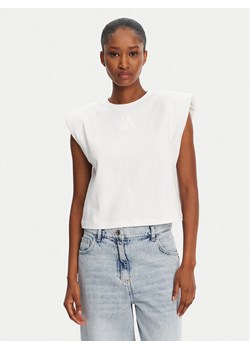 Patrizia Pepe T-Shirt 2M4443/J289-W103 Biały Regular Fit ze sklepu MODIVO w kategorii Bluzki damskie - zdjęcie 182738122