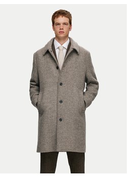 Selected Homme Płaszcz wełniany 16089348 Beżowy Regular Fit - id: 0000304509803 - marki Selected Homme - 182738203 Selected Homme Płaszcz wełniany 16089348 Beżowy Regular Fit ze sklepu MODIVO w kategorii Płaszcze męskie - zdjęcie 182738203