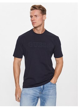 Guess T-Shirt Z2YI11 J1314 Granatowy Regular Fit ze sklepu MODIVO w kategorii T-shirty męskie - zdjęcie 182738270