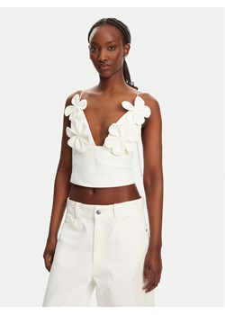 BARDOT Top 59727TB1 Biały Regular Fit ze sklepu MODIVO w kategorii Bluzki damskie - zdjęcie 182738302