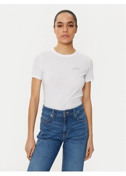 BOSS T-Shirt C_Elogo 50535322 Écru Regular Fit ze sklepu MODIVO w kategorii Bluzki damskie - zdjęcie 182738303