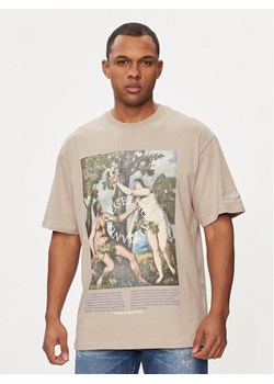 Redefined Rebel T-Shirt Pedro 221166 Beżowy Regular Fit ze sklepu MODIVO w kategorii T-shirty męskie - zdjęcie 182738350