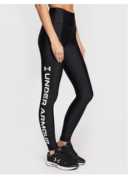 Under Armour Legginsy HeatGear® 1376327 Czarny Slim Fit ze sklepu MODIVO w kategorii Spodnie damskie - zdjęcie 182738451