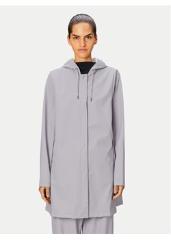 Rains Kurtka przeciwdeszczowa A-line W Jacket W3 18050 Szary Regular Fit ze sklepu MODIVO w kategorii Kurtki damskie - zdjęcie 182738462