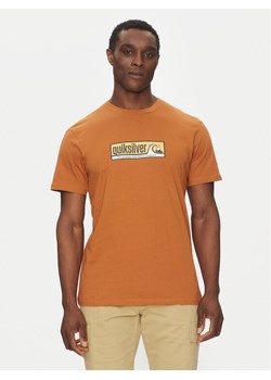 Quiksilver T-Shirt EQYZT08040 Brązowy Regular Fit - id: 2230083381729 - marki Quiksilver - 182738712 Quiksilver T-Shirt EQYZT08040 Brązowy Regular Fit ze sklepu MODIVO w kategorii T-shirty męskie - zdjęcie 182738712