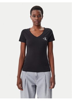 Calvin Klein Jeans Komplet 2 t-shirtów J20J223447 Czarny Regular Fit ze sklepu MODIVO w kategorii Bluzki damskie - zdjęcie 182738723