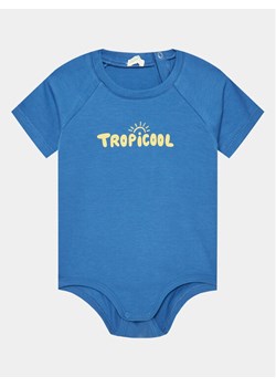 United Colors Of Benetton Body dziecięce 3P4ZAB00C Niebieski Regular Fit ze sklepu MODIVO w kategorii Body niemowlęce - zdjęcie 182738794