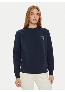 Guess Bluza V4BQ23 KBCK2 Granatowy Regular Fit ze sklepu MODIVO w kategorii Bluzy damskie - zdjęcie 182739083