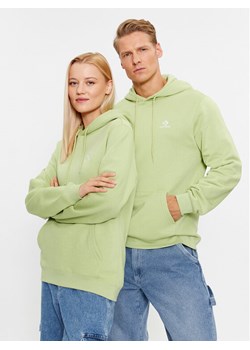 Converse Bluza Standard Fit Left Chest Star Chev Emb Hoodie Bb 10024509-A22 Zielony Regular Fit ze sklepu MODIVO w kategorii Bluzy męskie - zdjęcie 182739110