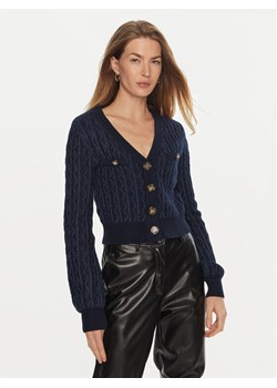 Guess Kardigan Tiffany W4BR0F Z3K40 Niebieski Regular Fit ze sklepu MODIVO w kategorii Swetry damskie - zdjęcie 182739123