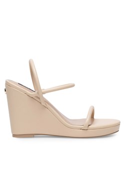 Nine West Sandały WFA2624-1 Beżowy ze sklepu MODIVO w kategorii Sandały damskie - zdjęcie 182739151