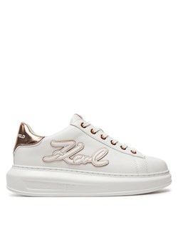 KARL LAGERFELD Sneakersy Kapri KL62511A Biały ze sklepu MODIVO w kategorii Buty sportowe damskie - zdjęcie 182739192