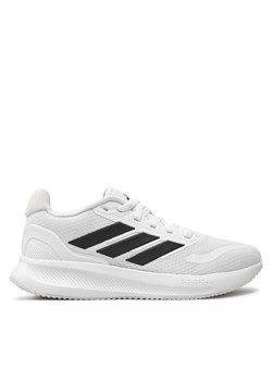 adidas Sneakersy Runfalcon 5 J  IE8593 Biały ze sklepu MODIVO w kategorii Buty sportowe dziecięce - zdjęcie 182739220
