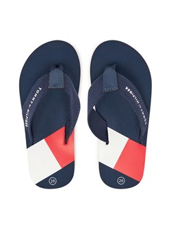 Tommy Hilfiger Japonki T3X8-33908-0058 M Granatowy ze sklepu MODIVO w kategorii Klapki dziecięce - zdjęcie 182739393
